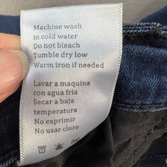 KanCan Jeans Women's Size 26 (5) Blue Moto Multi Zipper Pockets Skinny Normcore - Picture 12 of 12